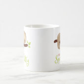 怠け者は私の専門かわいいナマケモノ コーヒーマグカップ (中央)