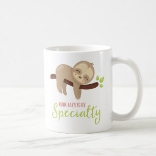 怠け者は私の専門かわいいナマケモノ コーヒーマグカップ