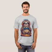 怠け者スローザーゲーマー Tシャツ (正面フル)