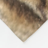 怠け者ベンガル猫 フリースブランケット (角)