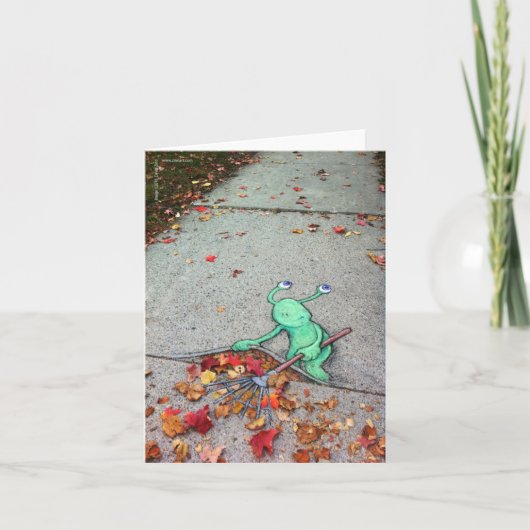 怠け者 カード (正面)