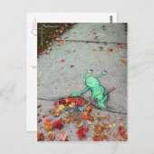 怠け者 ポストカード (正面/裏面)