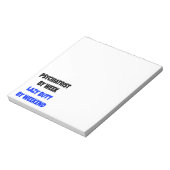 怠惰お尻精神科医 ノートパッド (回転)