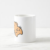 怠惰なオレンジキャット コーヒーマグカップ (中央)