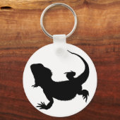 怠惰なトカゲ キーホルダー (正面)