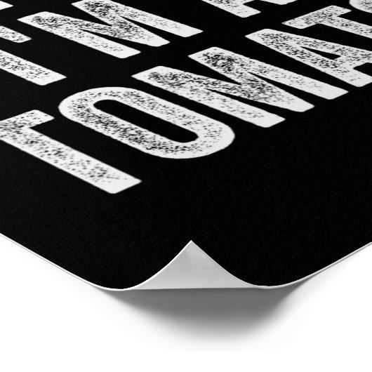 怠惰なハロウィーンのコスチュームのギフト私はトマトのフリ ポスター (角)