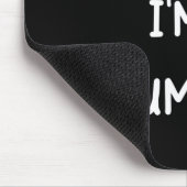 怠惰なハロウィーンのコスチューム私はカボチャのフリ マウスパッド (コーナー)