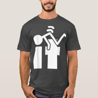 怠惰なハロウィーンのコスメおもしろいステックマンプンフム Tシャツ