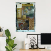 怠惰なバニーのポスター ポスター (ホームオフィス)