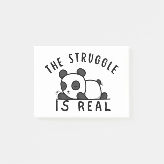 怠惰なパンダの戦実在い ポストイット (正面)