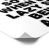 怠惰なポ素晴らしポおもしろいスター ポスター (角)