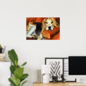 怠惰なルーシー ポスター (ホームオフィス)