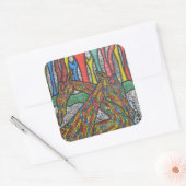 怠惰な午後 スクエアシール (封筒)