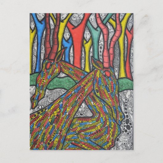 怠惰な午後 ポストカード (正面)