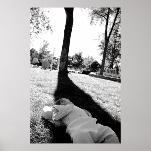 怠惰な夏の日 ポスター (正面)