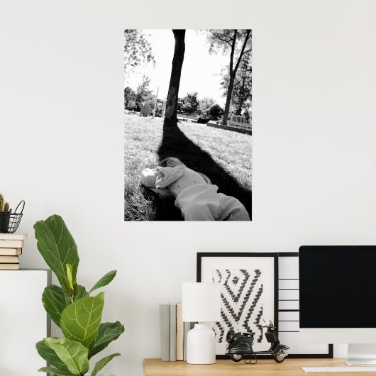 怠惰な夏の日 ポスター (ホームオフィス)