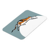 怠惰な太った三色おもしろい猫 マグネット (左側)