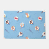 怠惰な川に浮かぶ ドアマット (正面)