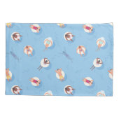 怠惰な川に浮かぶ 枕カバー (裏面-左)