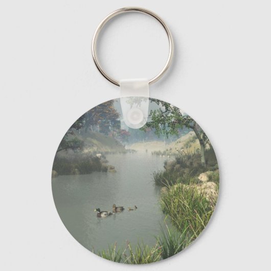 怠惰な川 キーホルダー (正面)
