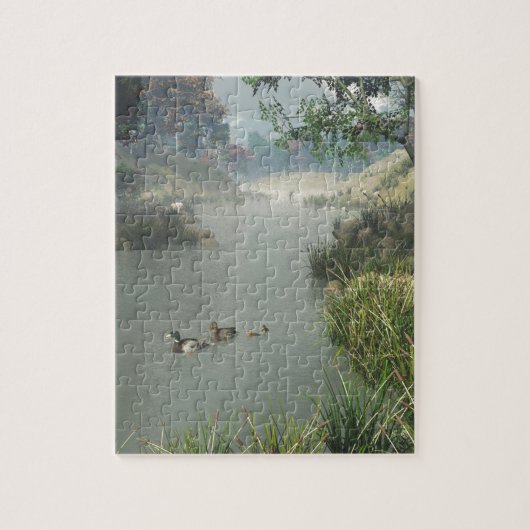 怠惰な川 ジグソーパズル (縦)