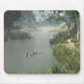 怠惰な川 マウスパッド (正面)