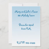 怠惰な川 招待状 (裏面)