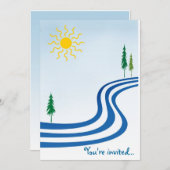 怠惰な川 招待状 (正面/裏面)