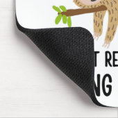 怠惰な怠け者が何もしない マウスパッド (コーナー)