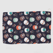 怠惰な怠け者 ゴルフタオル (横)