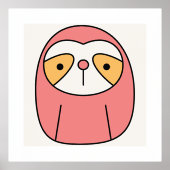 怠惰な怠け者 箔ポスター (正面)