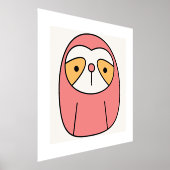 怠惰な怠け者 箔ポスター (レイダウン)