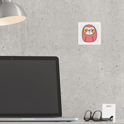 怠惰な怠け者 箔ポスター (インサイチュ (デスク))