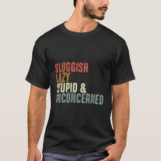 怠惰な愚かな無関心な皮肉おもしろいなハム Tシャツ