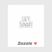 怠惰な日曜日、美的 シール (シート)