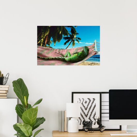 怠惰な日 ポスター (ホームオフィス)