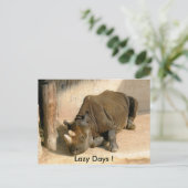 怠惰な日!ポストカード ポストカード (スタンド正面)