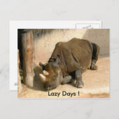 怠惰な日!ポストカード ポストカード (正面/裏面)