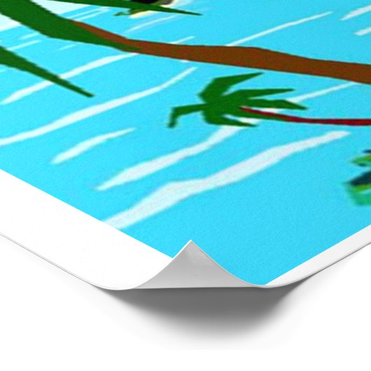 怠惰な月 ポスター (角)