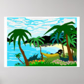 怠惰な月 ポスター (正面)