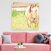 怠惰な朝 キャンバスプリント (インサイチュ (リビング))