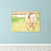 怠惰な朝 キャンバスプリント (インサイチュ (ウッドフロア))