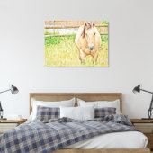 怠惰な朝 キャンバスプリント (インサイチュ (寝室))