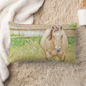 怠惰な朝 ランバークッション (ブランケット)