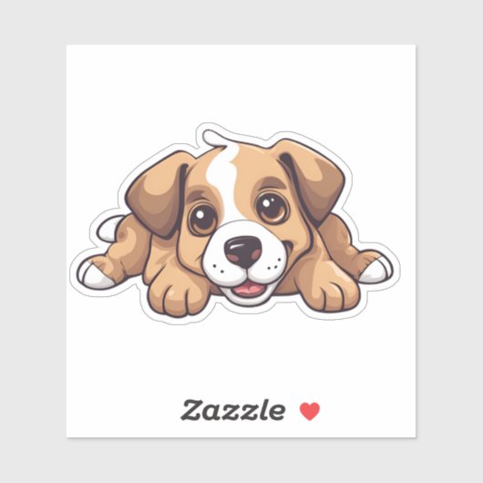 怠惰な犬 シール (シート)