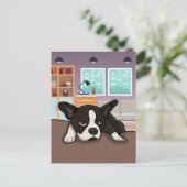 怠惰な犬 ポストカード (スタンド正面)