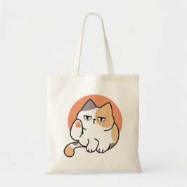 怠惰な猫の態度 - 気にしない面白い引用 トートバッグ