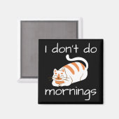 怠惰な猫は朝は休む マグネット (正面/裏面)