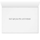 怠惰な猫ハッピーバースデーグリーティングカード (内部横(下))