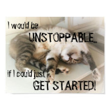 怠惰な猫ポスター